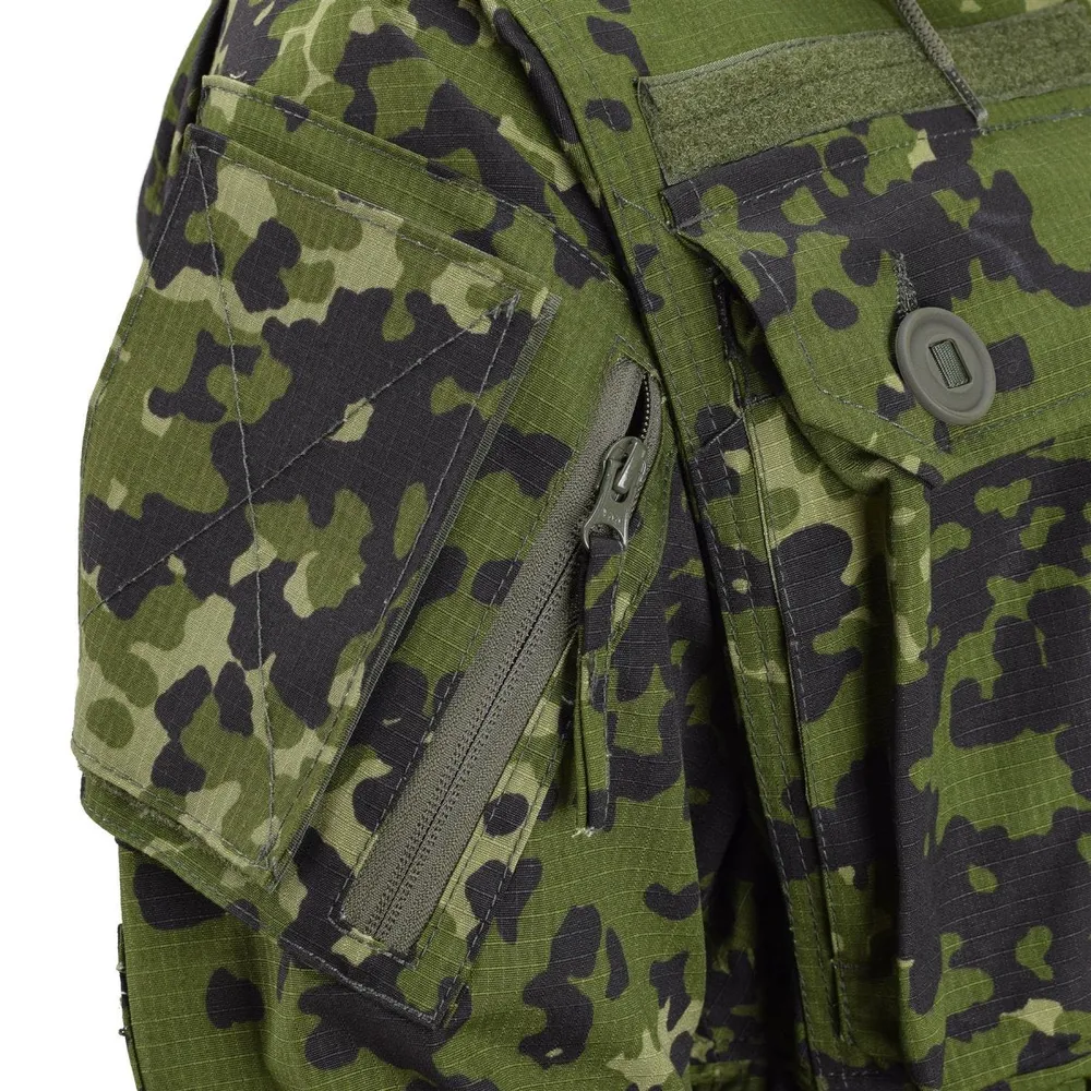 Veste de style militaire danoise de marque TACGEAR, ripstop, camouflage commando M84 avec Revêtement imperméable